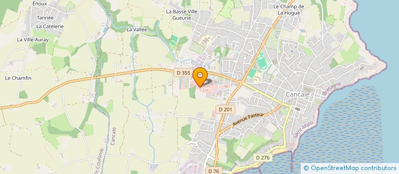 localisation de l'entreprise SCI LA BRETONNIERE  CANCALE