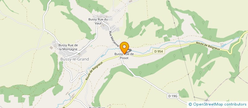 localisation de l'entreprise SCI LA BRETONNIERE  BUSSY-LE-GRAND