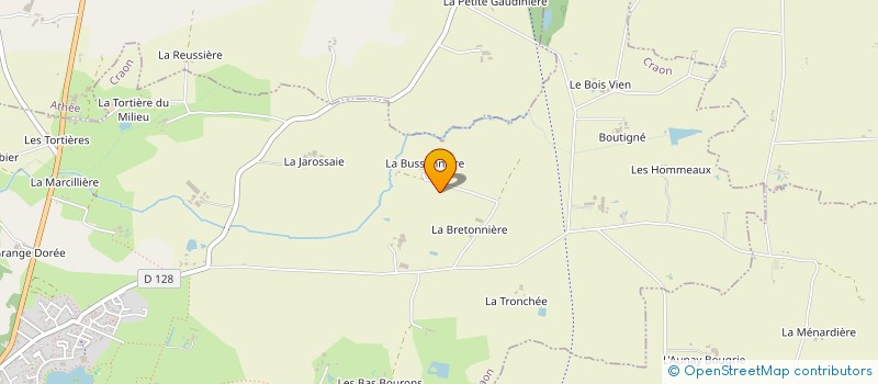 localisation de l'entreprise SCI LA BRETONNIERE  MEE