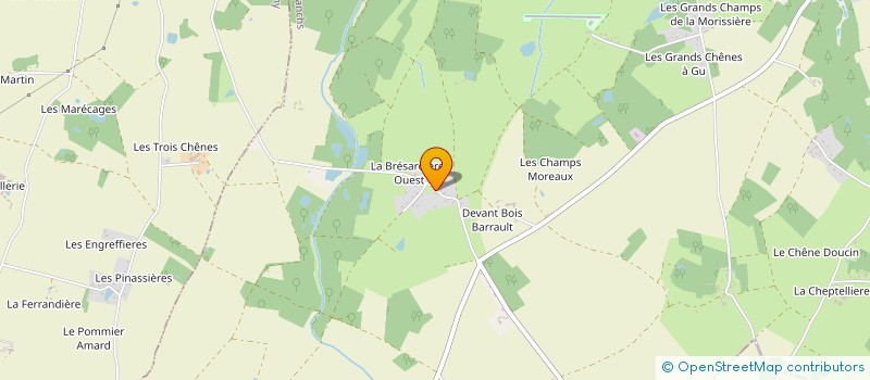 localisation de l'entreprise SCI LA BREZARDIERE  SAINT-BRANCHS