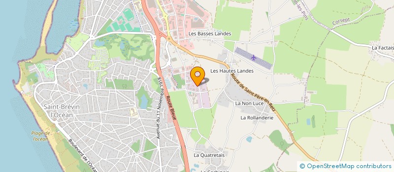 localisation de l'entreprise SCI LA BRIANZA à SAINT-BREVIN-LES-PINS