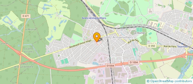 localisation de l'entreprise SCI LA BRIARDE à GRETZ-ARMAINVILLIERS
