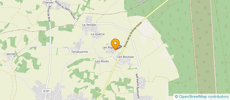localisation de l'entreprise SCI LA BRIAUDE à BRIE