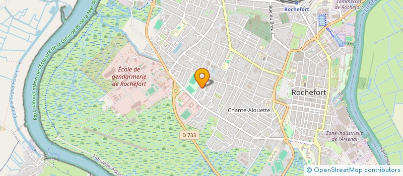 localisation de l'entreprise SCI LA BRIDOIRE  ROCHEFORT