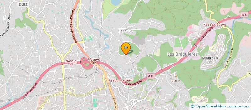 localisation de l'entreprise SCI LA BRIERE à MOUGINS