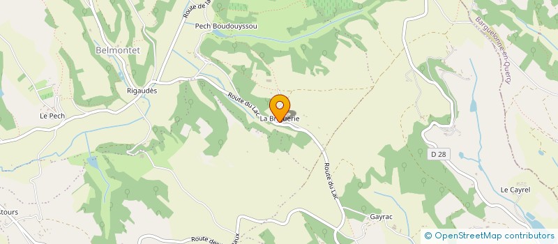 localisation de l'entreprise SCI LA BRIGANDINE  MONTCUQ-EN-QUERCY-BLANC