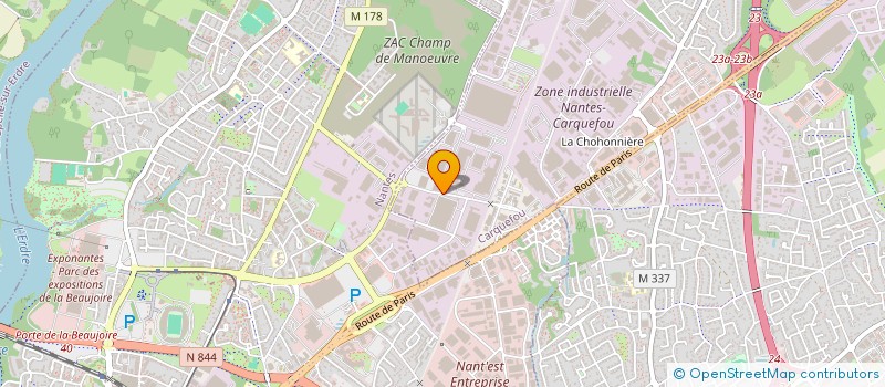 localisation de l'entreprise SCI LA BRIGANTINE  CARQUEFOU