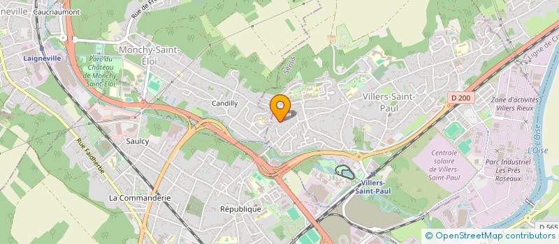 localisation de l'entreprise SCI LA BRIMAUDIERE  VILLERS-SAINT-PAUL