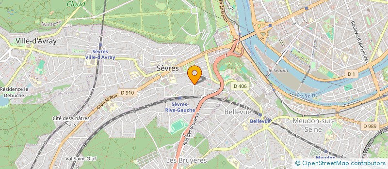 localisation de l'entreprise SCI LA BRIMONIERE à SEVRES