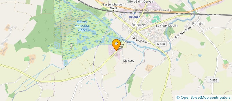 localisation de l'entreprise SCI LA BRIOUZAINE à BRIOUZE