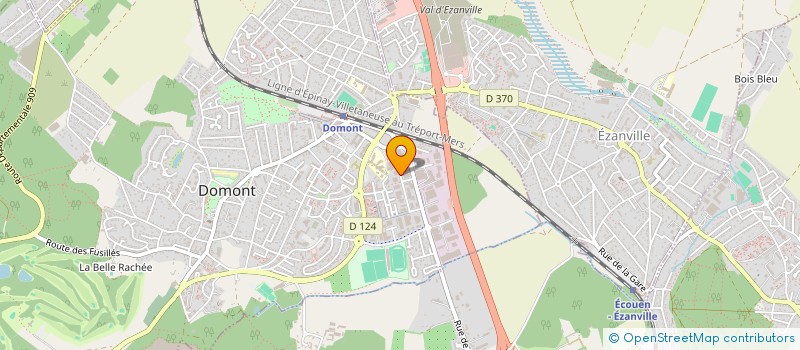 localisation de l'entreprise SCI LA BRIQUETERIE  DOMONT