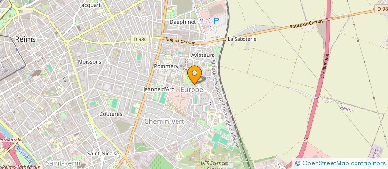 localisation de l'entreprise SCI LA BRIQUETERIE  REIMS