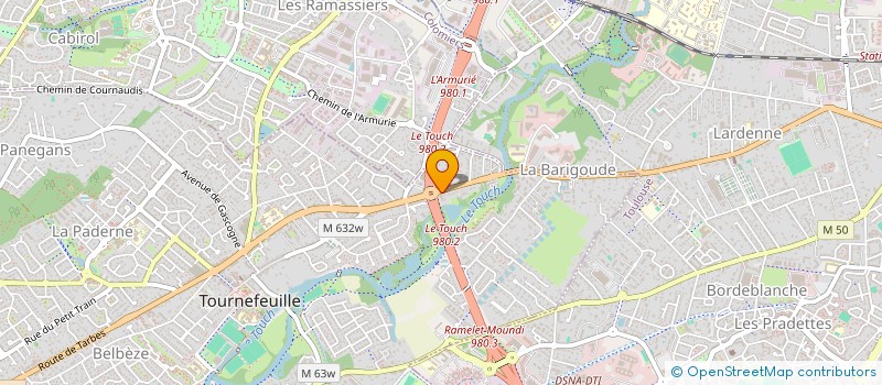 localisation de l'entreprise SCI LA BRIQUETERIE  TOURNEFEUILLE