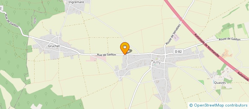 localisation de l'entreprise SCI LA BRIQUETERIE  AILLY