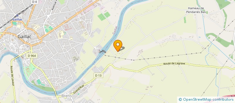 localisation de l'entreprise SCI LA BRIQUETERIE  BRENS