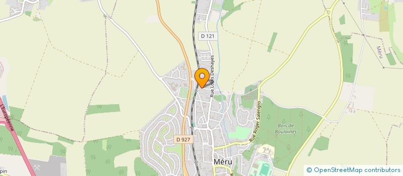 localisation de l'entreprise SCI LA BRIQUETTERIE  MERU