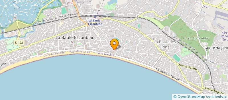 localisation de l'entreprise SCI LA BRISAIE à LA BAULE-ESCOUBLAC