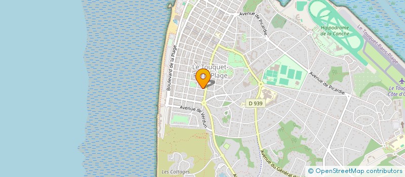 localisation de l'entreprise SCI LA BRISE à LE TOUQUET-PARIS-PLAGE