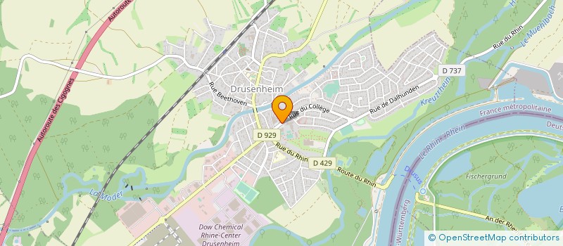 localisation de l'entreprise SCI LA BRISE  DRUSENHEIM