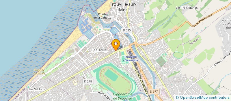 localisation de l'entreprise SCI LA BRISEE à DEAUVILLE
