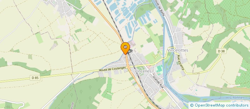 localisation de l'entreprise SCI LA BROCHE  AUGY