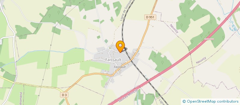 localisation de l'entreprise SCI LA BRONCHARDIERE  MESMONT