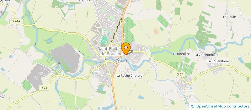 localisation de l'entreprise SCI LA BROSSE  SAINT-PHILBERT-DE-BOUAINE