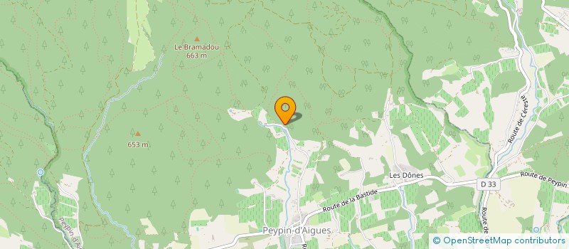 localisation de l'entreprise SCI LA BROUACHE  PEYPIN-D'AIGUES
