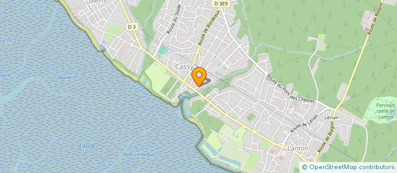 localisation de l'entreprise SCI LA BROUSSE  LANTON