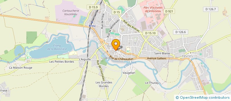 localisation de l'entreprise SCI LA BROUTAINE à BROU