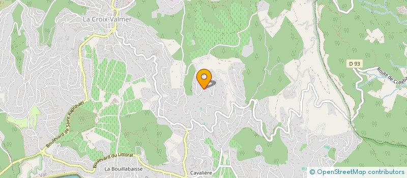 localisation de l'entreprise SCI LA BRUGASSIERE à LA CROIX-VALMER