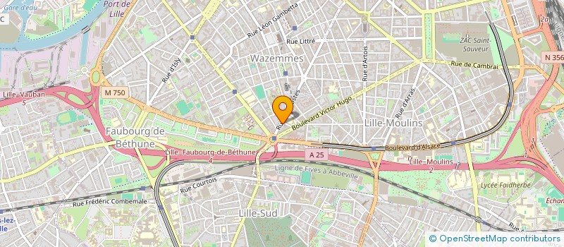 localisation de l'entreprise SCI LA BRUGEOISE à LILLE