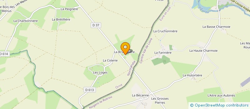 localisation de l'entreprise SCI LA BRULARDIERE à LONGNY LES VILLAGES