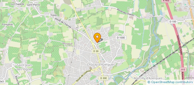 localisation de l'entreprise SCI LA BRUNDILLE  CHAZAY-D'AZERGUES