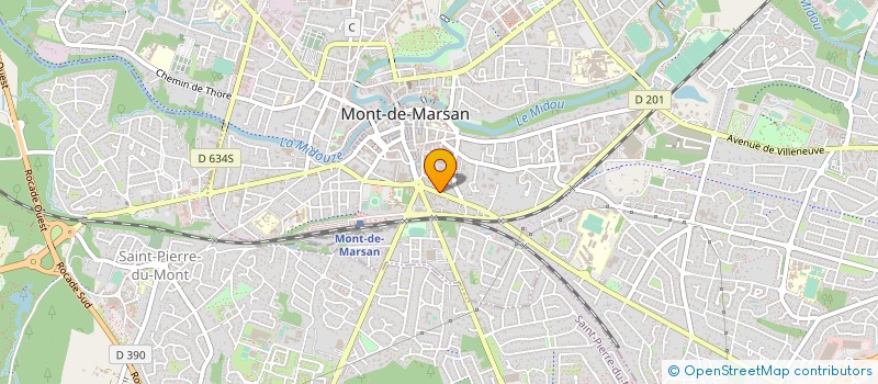 localisation de l'entreprise SCI LA BRUNIE  MONT-DE-MARSAN