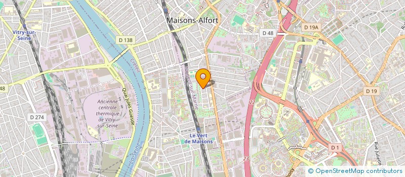 localisation de l'entreprise SCI LA BRUXELLOISE à MAISONS-ALFORT