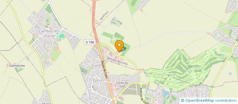 localisation de l'entreprise SCI LA BRUYERE  BIEVILLE-BEUVILLE