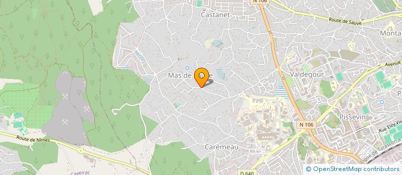 localisation de l'entreprise SCI LA BRUYERE  NIMES