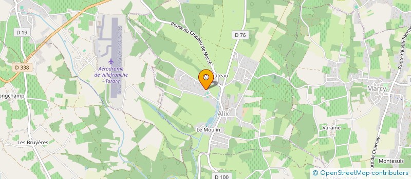 localisation de l'entreprise SCI LA BRUYERE  ALIX