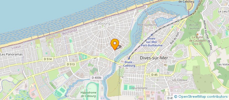 localisation de l'entreprise SCI LA BRUYERE à CABOURG
