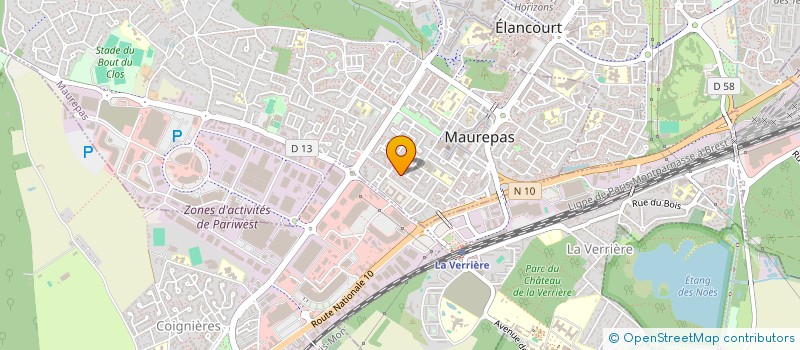 localisation de l'entreprise SCI LA BRUYERE  MAUREPAS