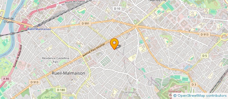 localisation de l'entreprise SCI LA BRUYERE à RUEIL-MALMAISON
