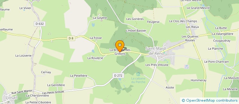 localisation de l'entreprise SCI LA BRUYERE DES GRILLONS à SAINT-MARD-DE-RENO