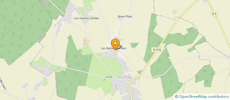 localisation de l'entreprise SCI LA BUGE DUPRE  PUCHAY