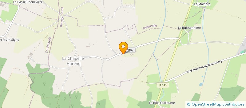 localisation de l'entreprise SCI LA BUISSONNIERE  THIBERVILLE