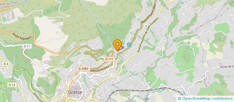 localisation de l'entreprise SCI LA BUISSONNIERE à GRASSE