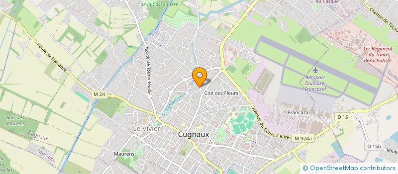 localisation de l'entreprise SCI LA BUISSONNIERE  CUGNAUX