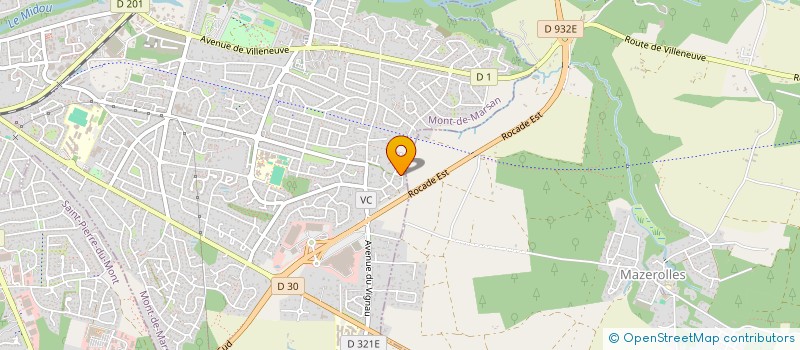 localisation de l'entreprise SCI LA BULLE à MONT-DE-MARSAN