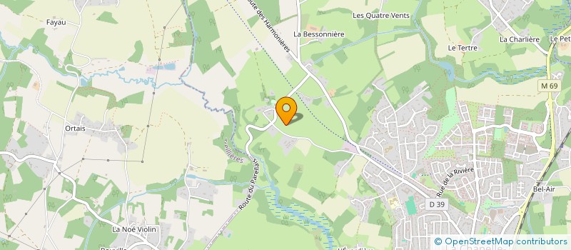 localisation de l'entreprise SCI LA BUNIERE à CHAPELLE-SUR-ERDRE (LA)