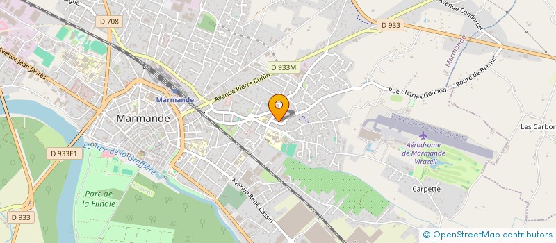 localisation de l'entreprise SCI LA BURLADE  MARMANDE